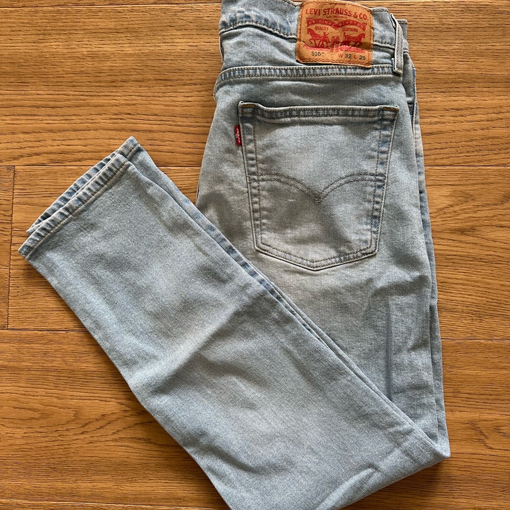 Levi's 510 Men's Slim Jeans in Light Blue